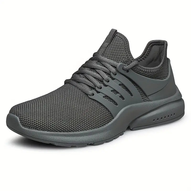 Men's Athletic Lace-Up Sneakers - Performance Running Shoes